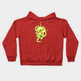 Skull with tentacles Kids Hoodie